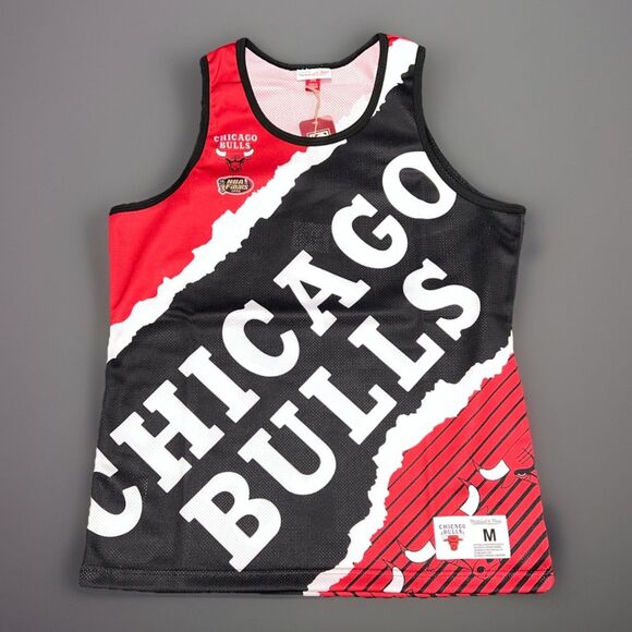 Mitchell & Ness Chicago Bulls Jumbotron Tank Men’s Size Medium - Picture 1 of 7